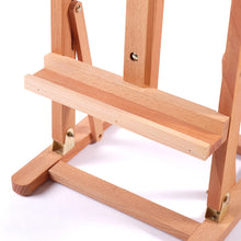 Lade das Bild in den Galerie-Viewer, Tisch Staffelei &quot;CASPAR&quot; | Buchenholz, 80 cm | Holzstaffelei
