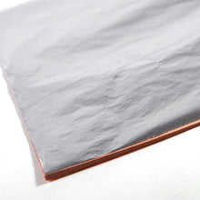 Lade das Bild in den Galerie-Viewer, BLATTMETALL SILBER OPTIK  25 Blatt, 14x14cm | Künstler Silberfolie, Schlagmetall
