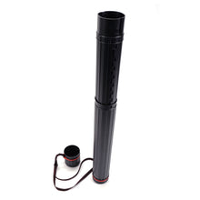 Lade das Bild in den Galerie-Viewer, Zeichenrollen Köcher | 63-110 cm, schwarz | Transportrolle
