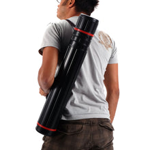 Lade das Bild in den Galerie-Viewer, Zeichenrollen Köcher | 63-110 cm, schwarz | Transportrolle
