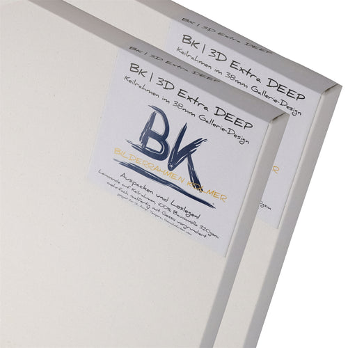 2x BK DEEP EDGE KEILRAHMEN 80x100cm | Leinwände auf extra hohen Keilrahmen