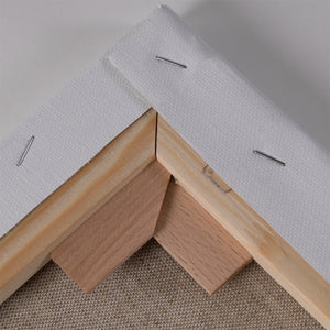 2x ARTIKUM LEINEN | PREMIUM LEINWAND auf KEILRAHMEN 50x60cm |